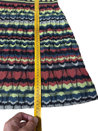 Missoni mini gonna in maglia (M)