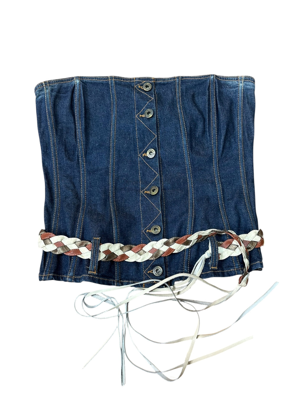 D&G bustier vintage in denim — foto 4