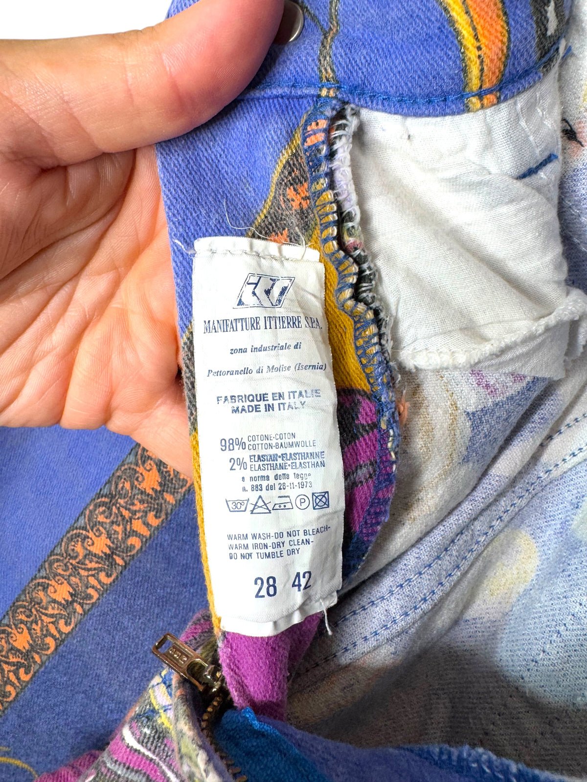 Jeans vintage Versace Jeans Couture “Clown e Stelle” — foto 10