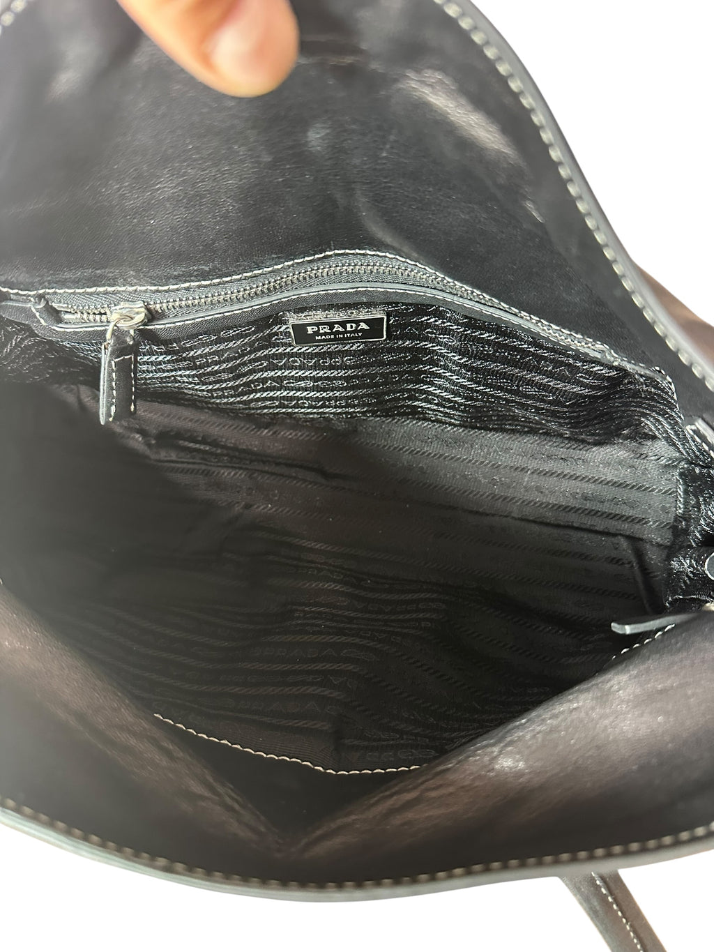 Prada borsa vintage in pelle — foto 13