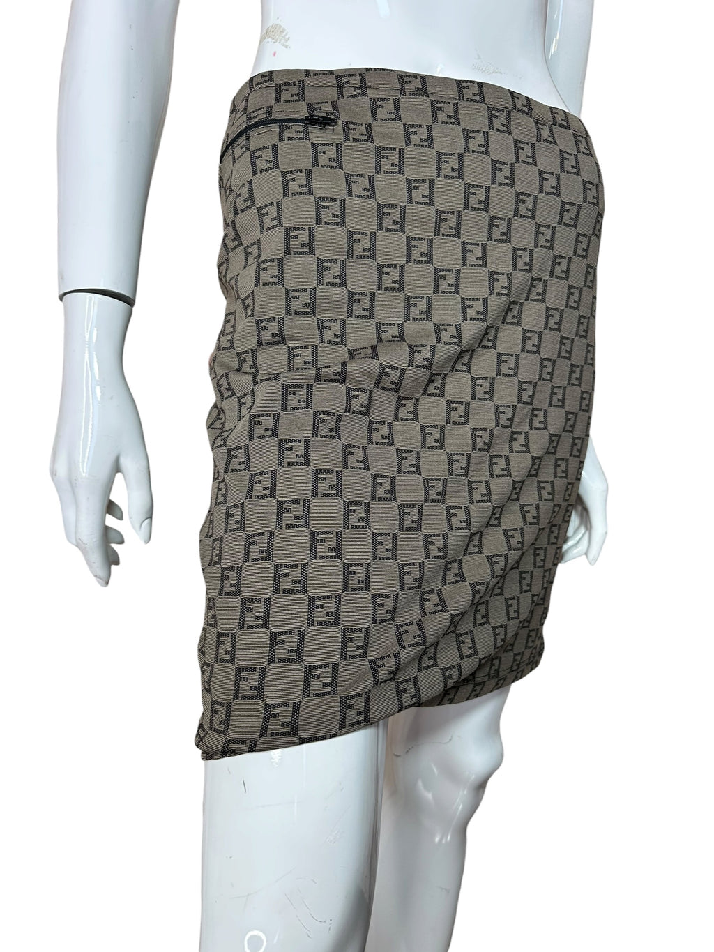 Fendi gonna vintage FF (M)
