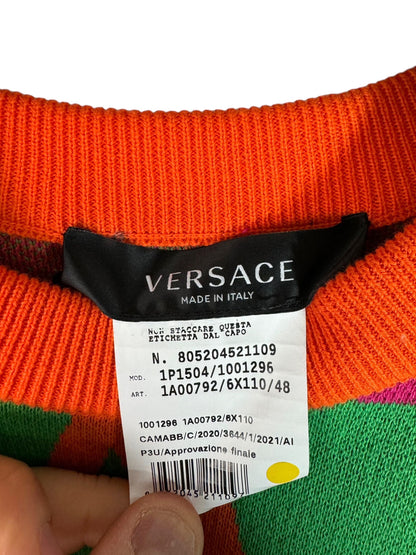 Versace maglione multicolore