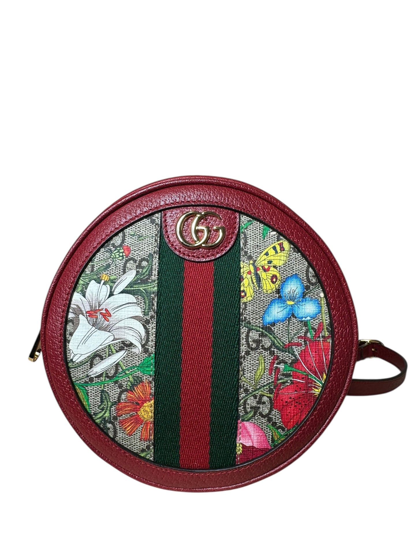 Gucci borsa rotonda in pelle