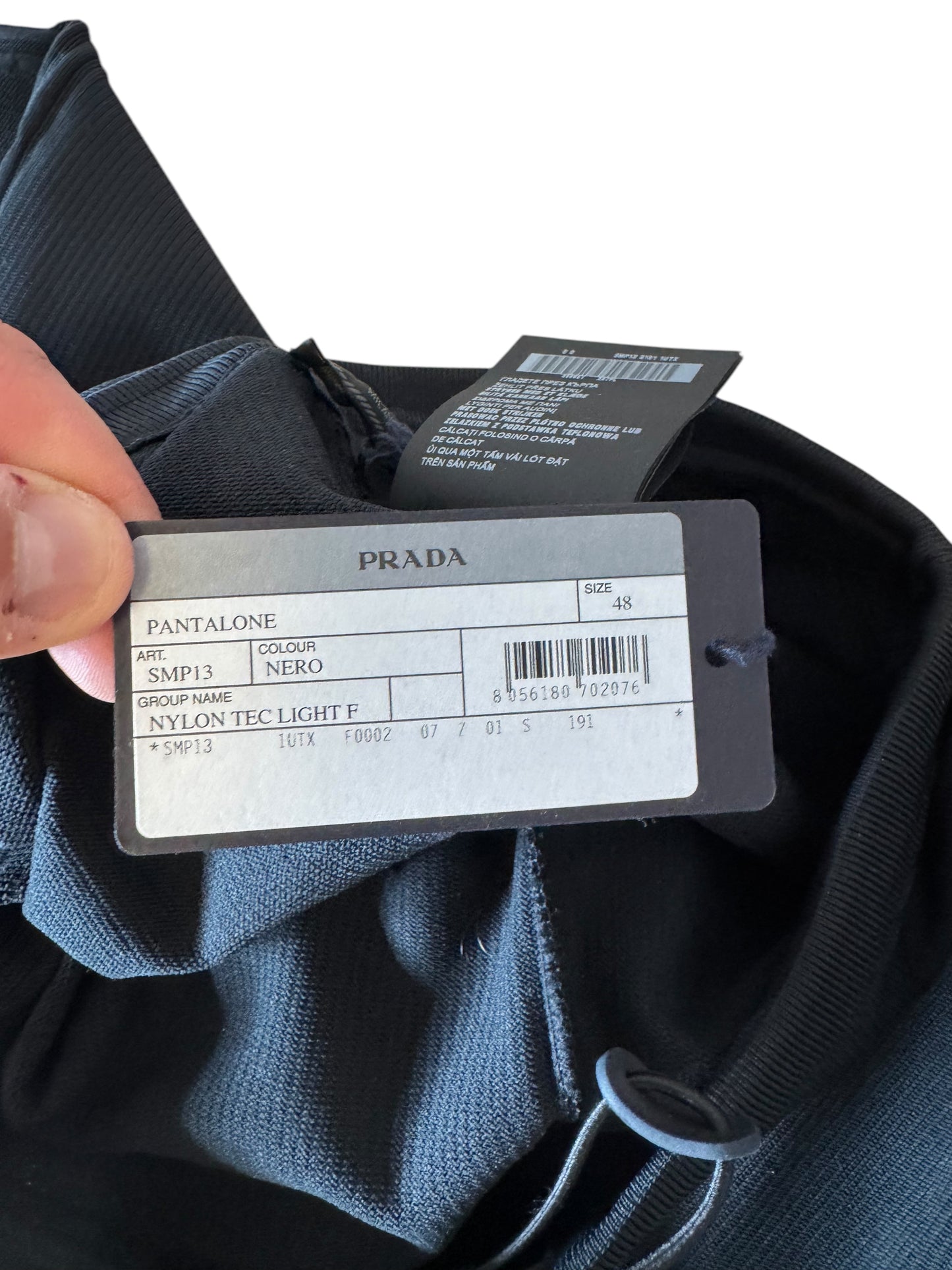 Pantaloni Tecnici Prada Linea Rossa Nylon Tec Light F Uomo Taglia 48