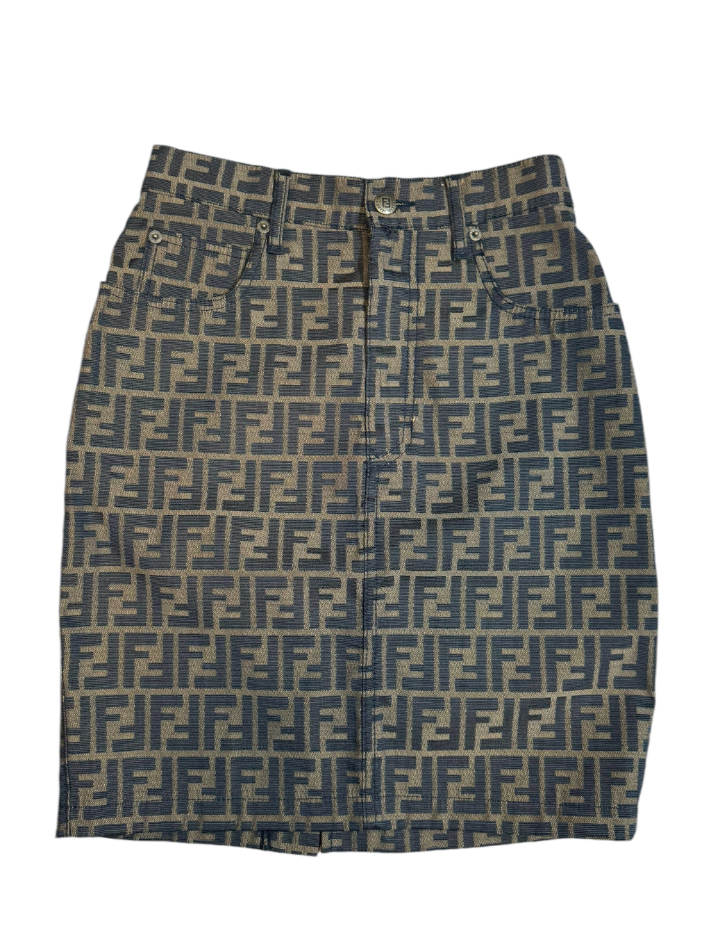 Fendi gonna vintage monogram
