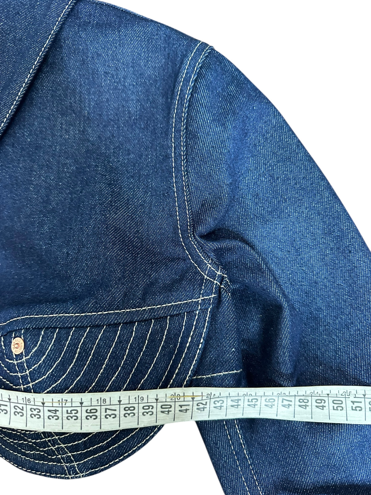 Jean Paul Gaultier giacca in denim crop — foto 13