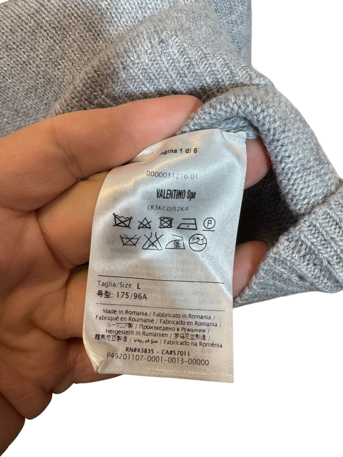 RED VALENTINO - Maglione in Lana con Motivo Ricamato di — foto 4