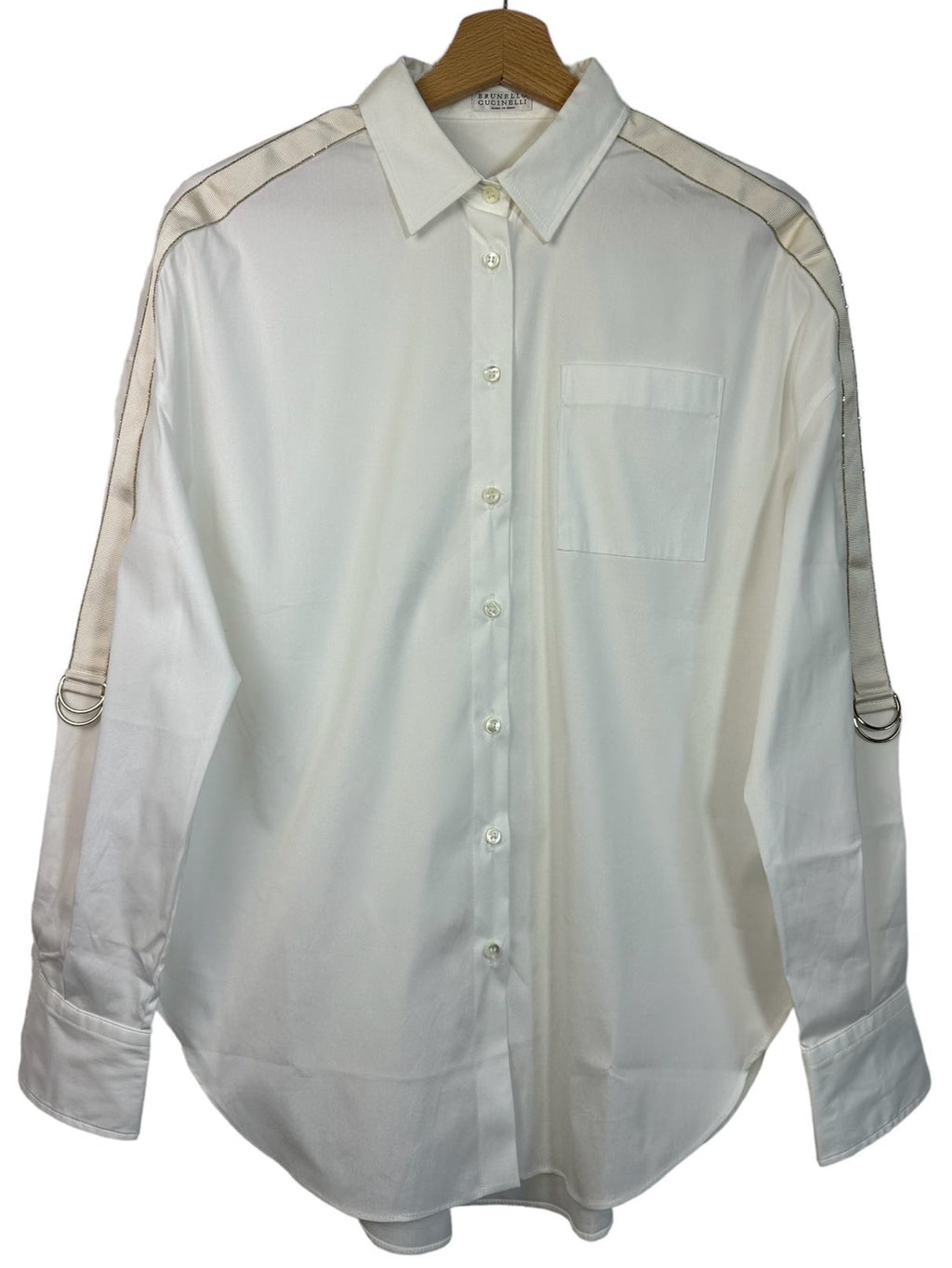 Brunello Cuccinelli camicia con inserto