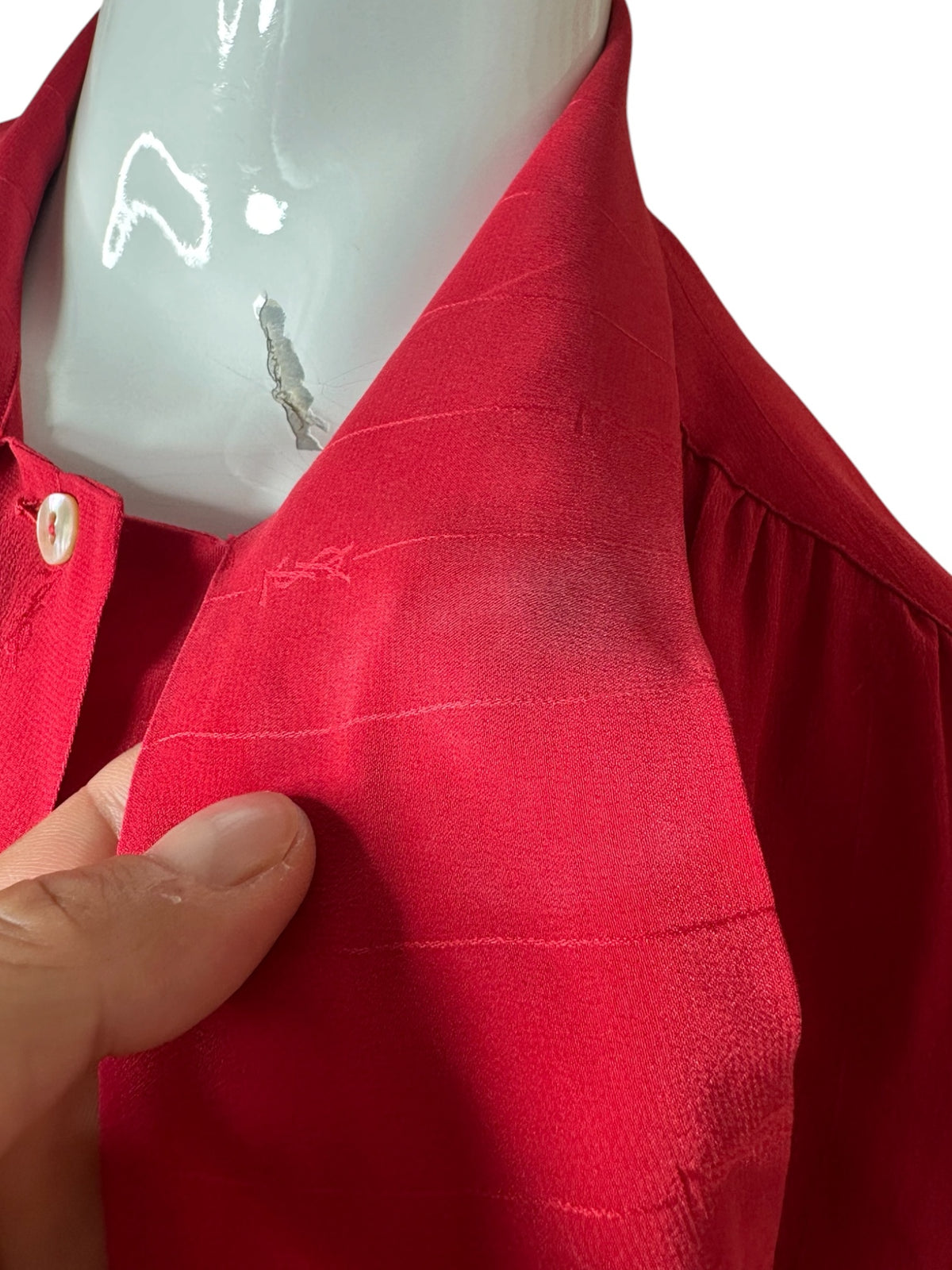 Yves Saint Laurent camicia vintage in seta — foto 5