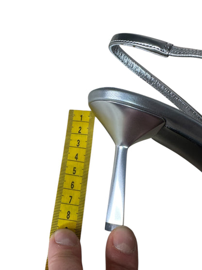 Prada decolletè in pelle argento (39)