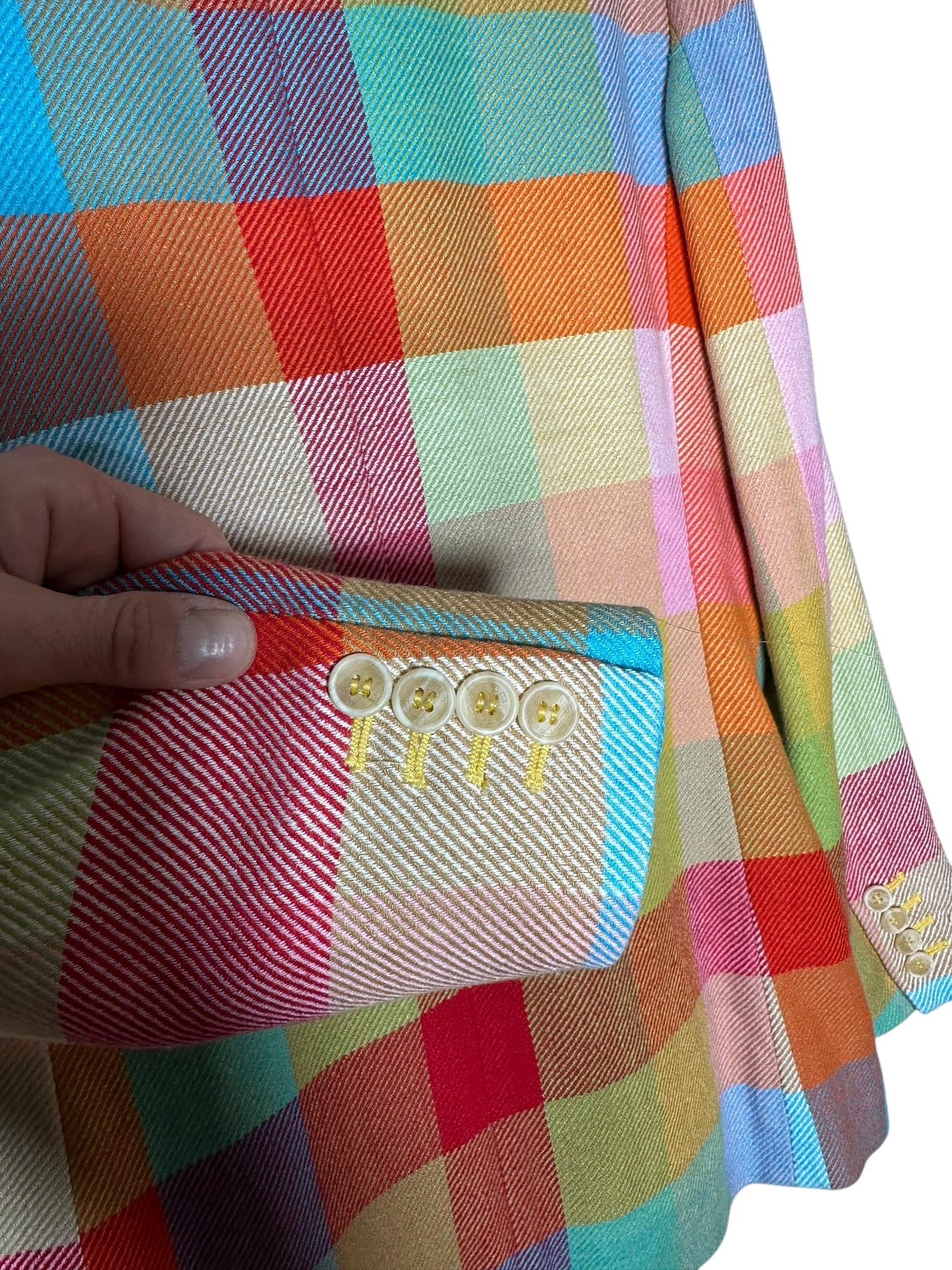 Etro blazer vintage a quadri