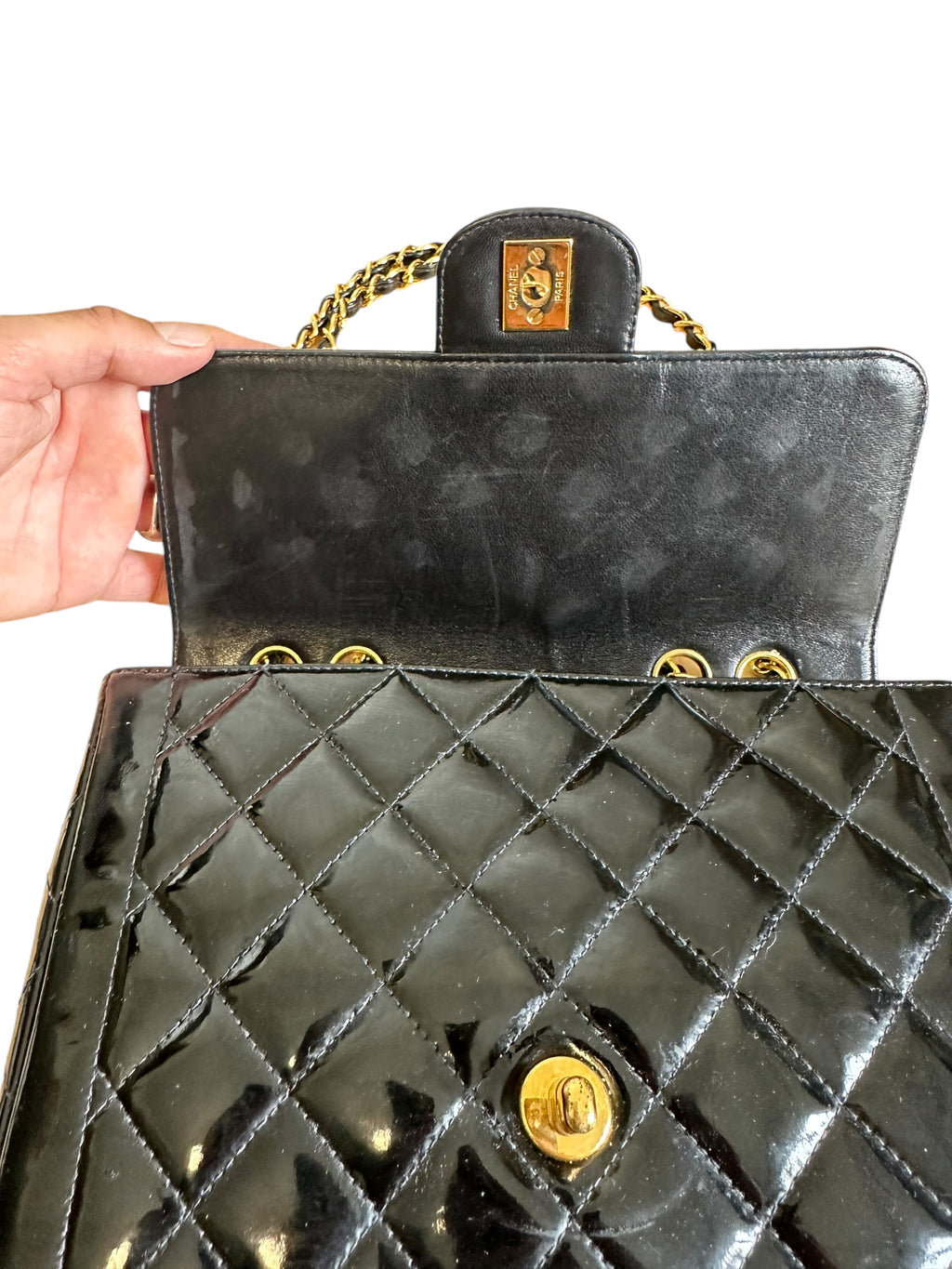 Chanel borsa vintage in pelle — foto 15