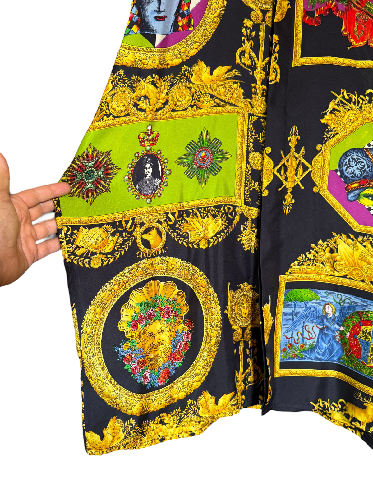 Camicia vintage Istante by Gianni Versace - Multicolor Barocco, Taglia 50 — foto 5