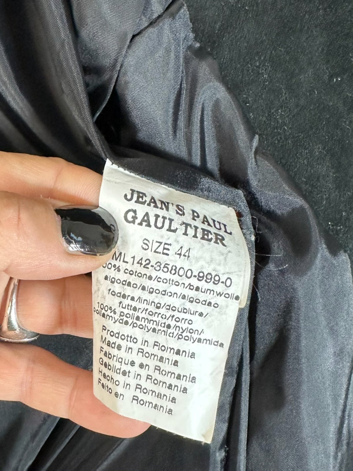 Jeans Paul Gaultier cappotto vintage — foto 7