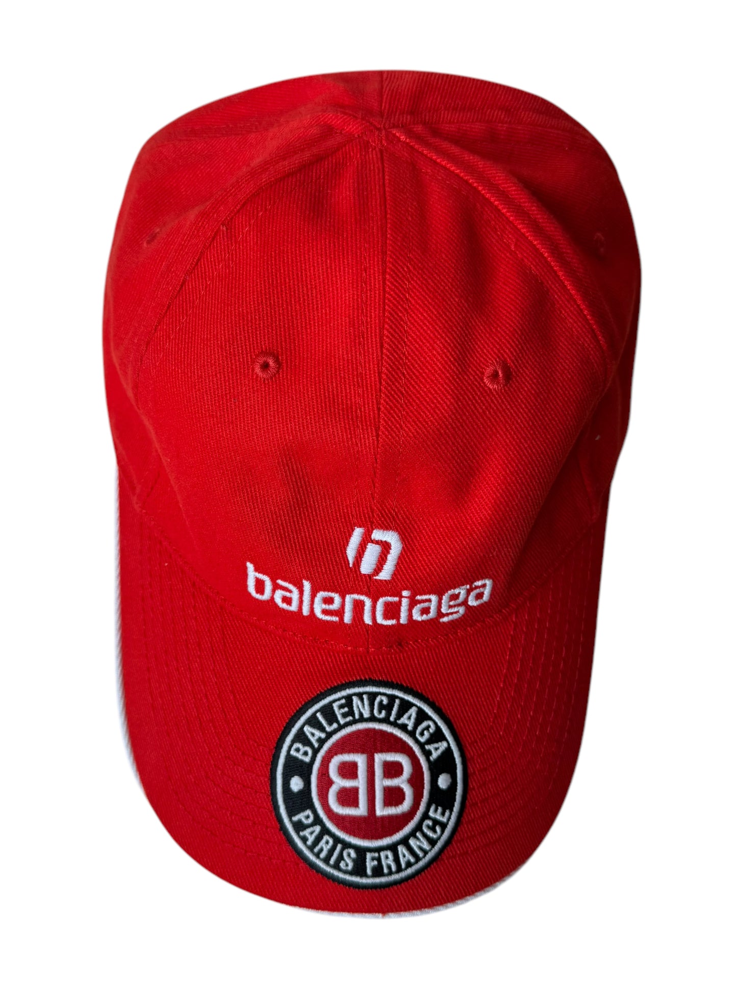 Cappellino Balenciaga rosso – Taglia L (59 cm) – Made in Italy