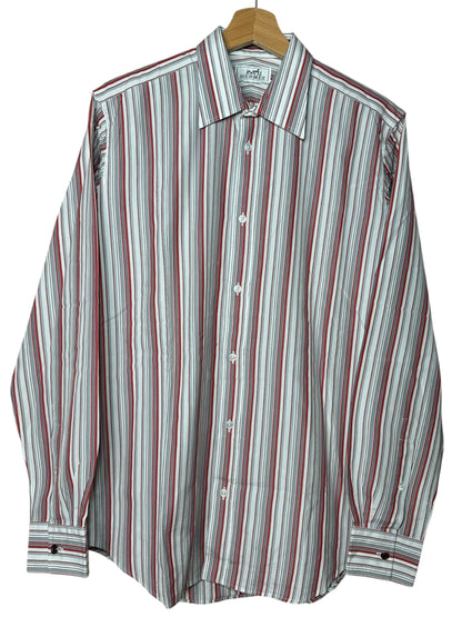 Hermès camicia maschile a righe (M)