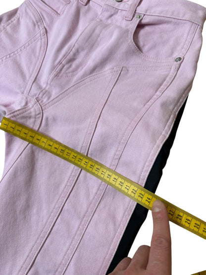 Mugler jeans con inserti (XS)