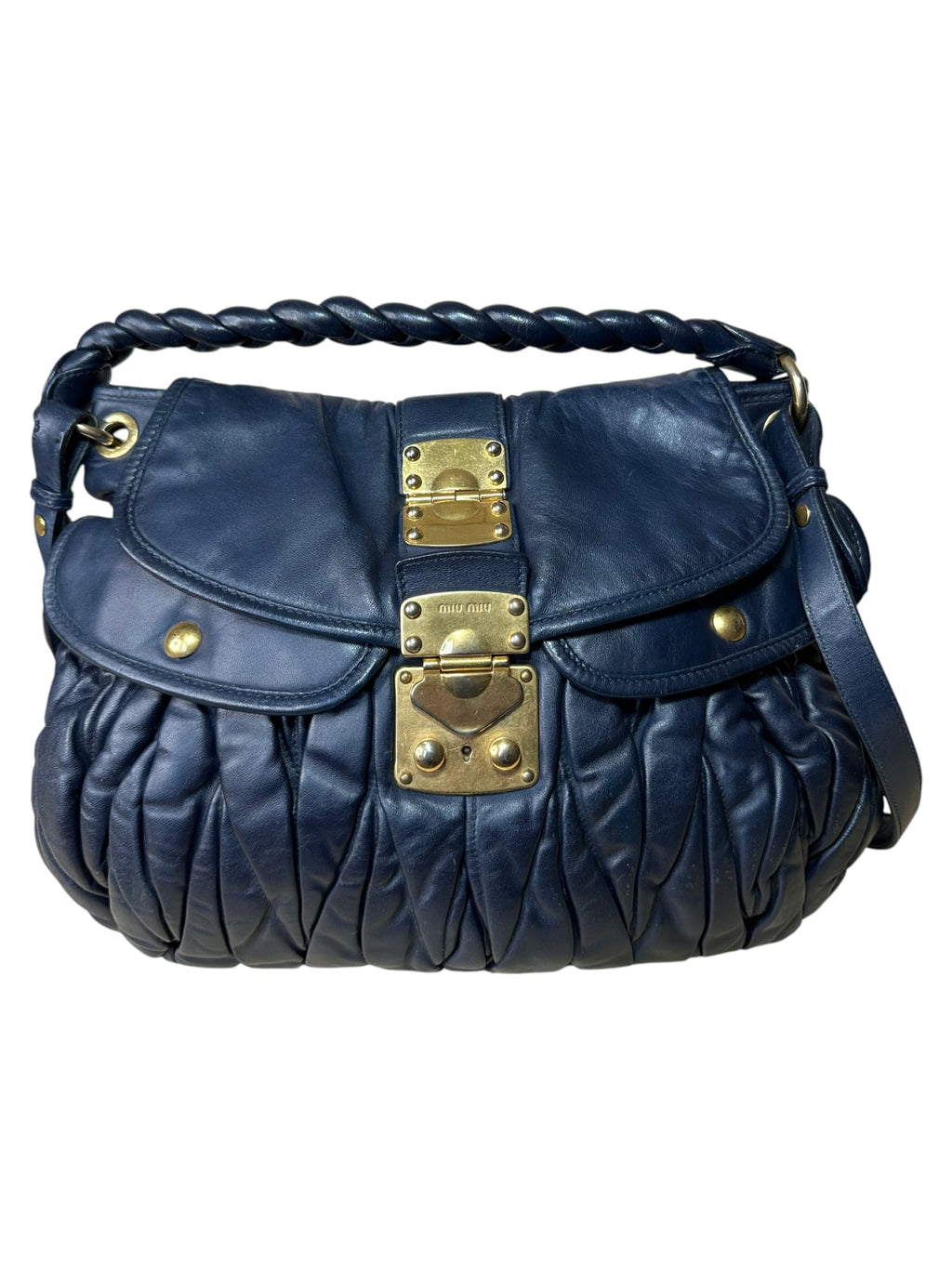 Miu Miu Coffer borsa in pelle