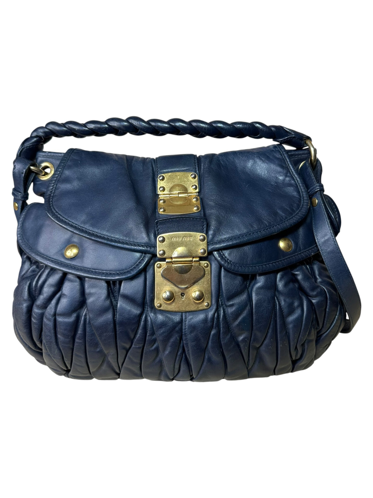 Miu Miu Coffer borsa in pelle