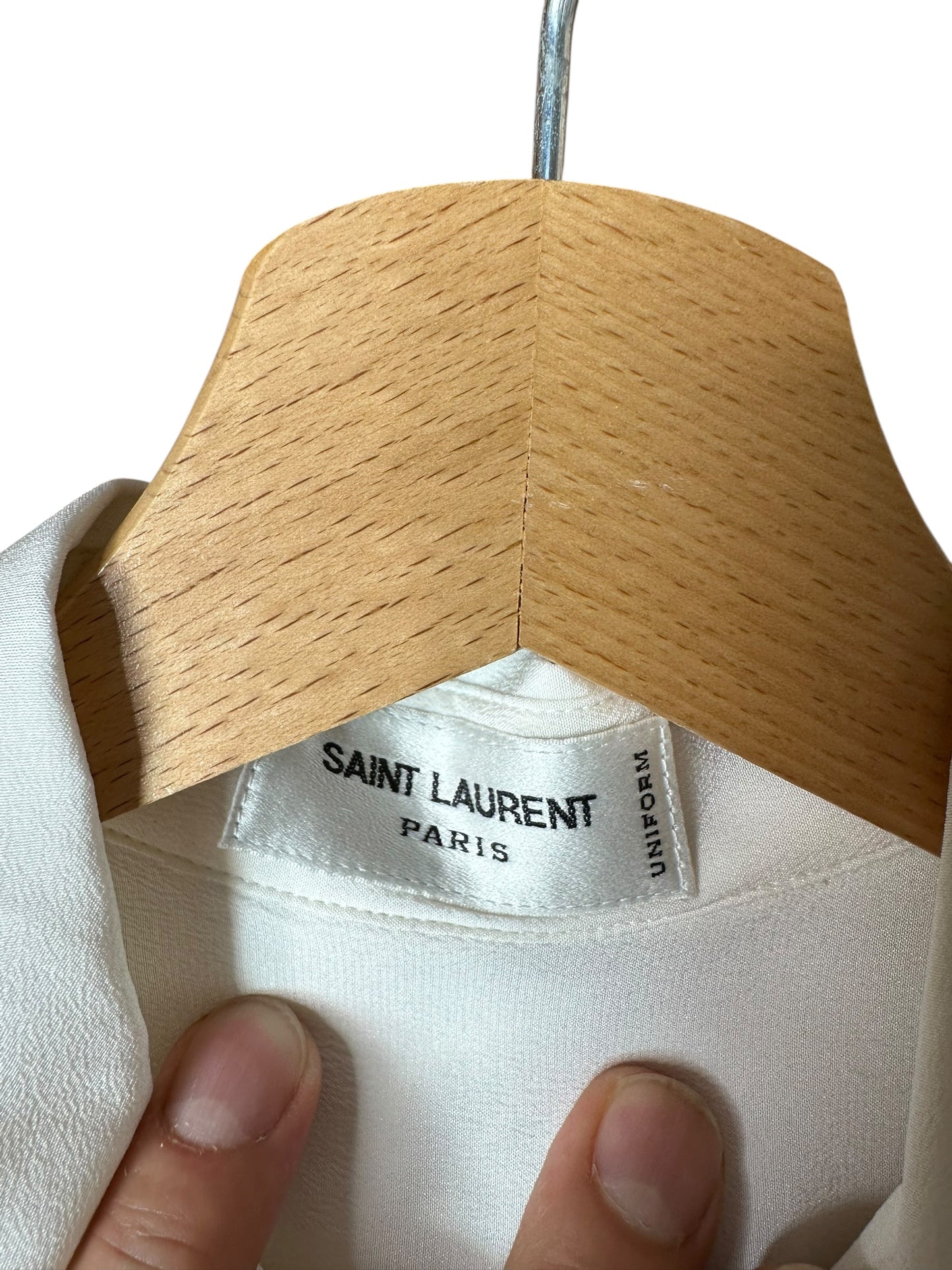 Saint Laurent camicia in seta (S)