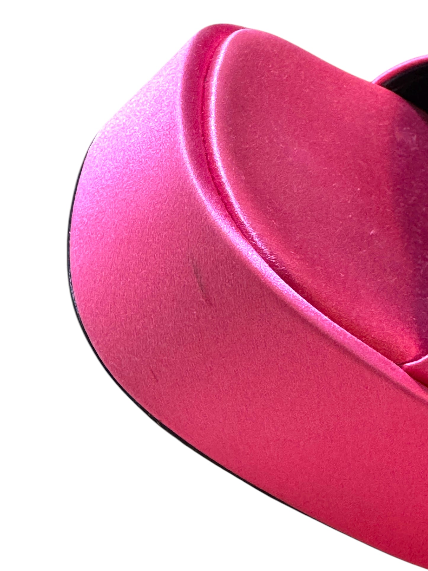 Versace Mules Donna Fucsia in Satin con Logo Medusa – Tacco Alto – Made in Italy