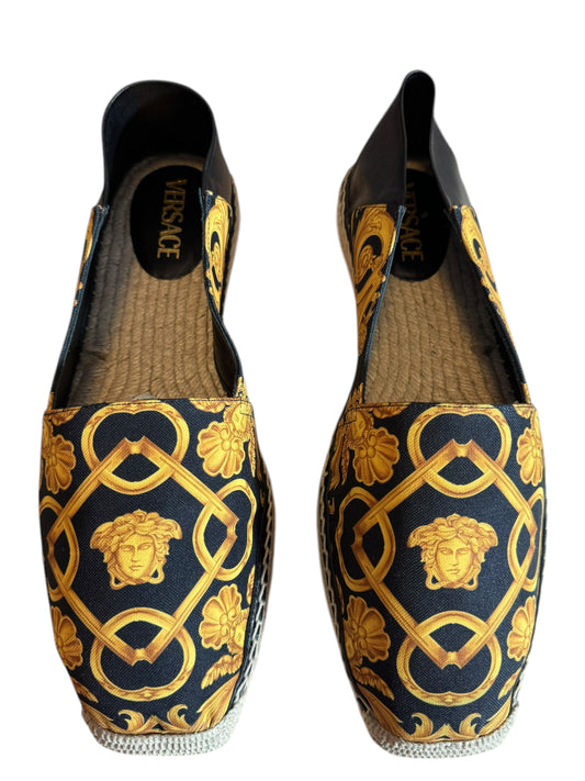 Espadrillas Versace con Stampa Barocca - Taglia 44.