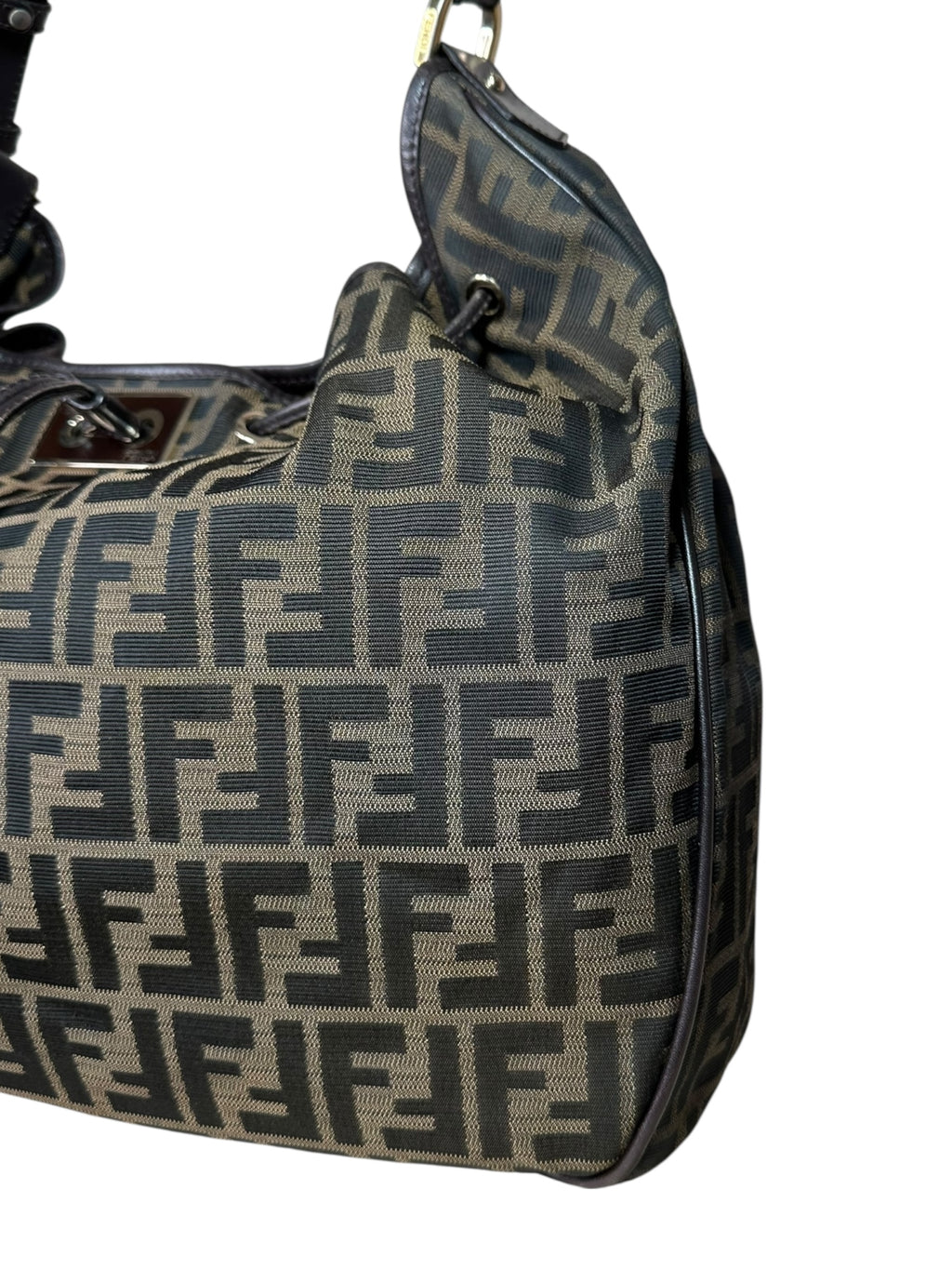 Fendi borsa hobo vintage in tela FF — foto 4