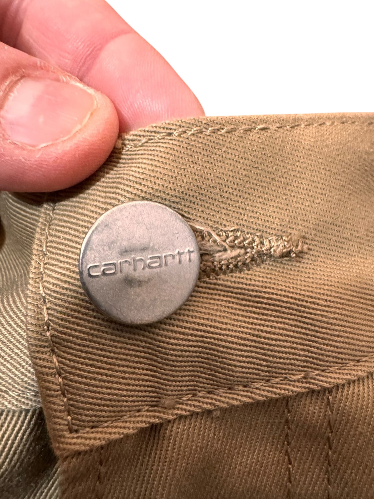 Pantaloni Carhartt Wip Abbott Pant beige workwear taglia 29 — foto 4
