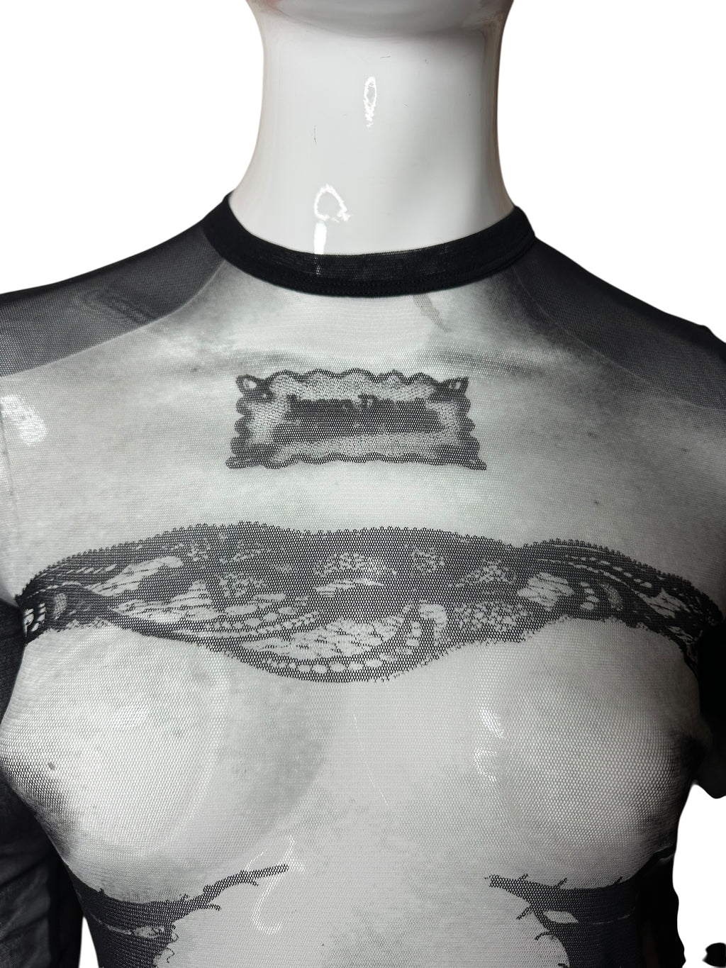 Jean Paul Gaultier top stampato — foto 3