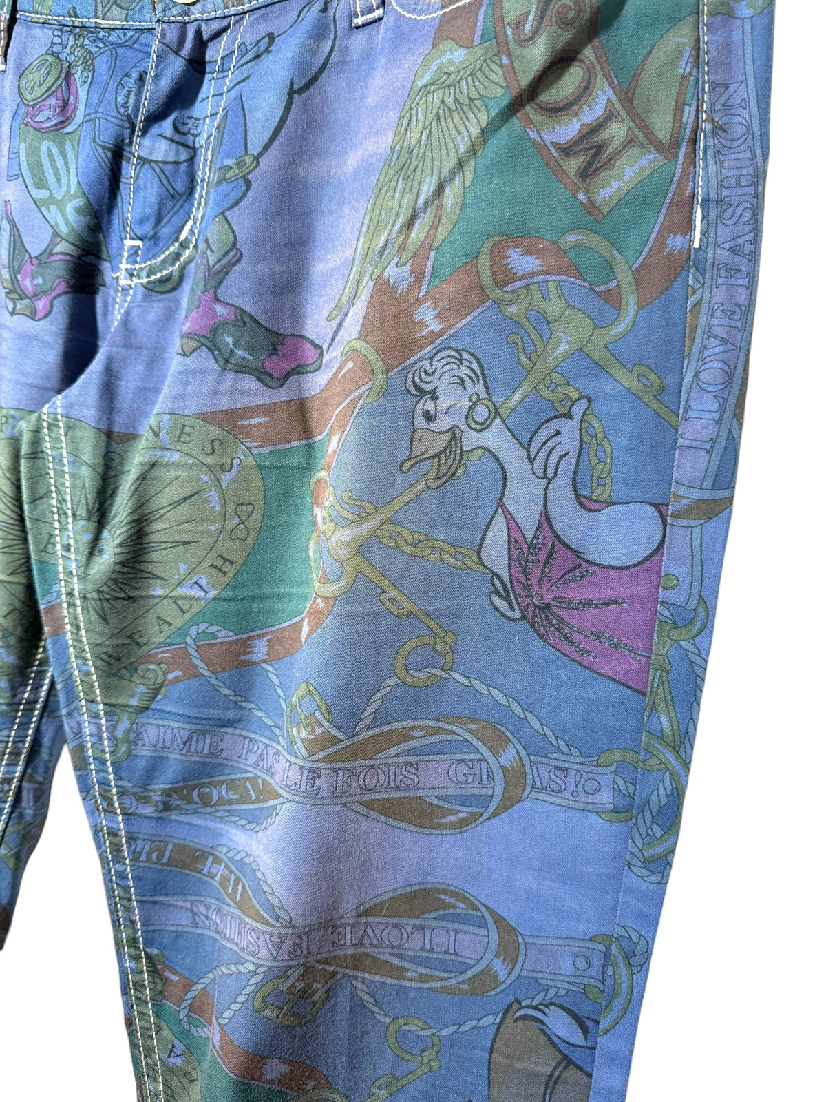 Love Moschino pantaloni in cotone — foto 4