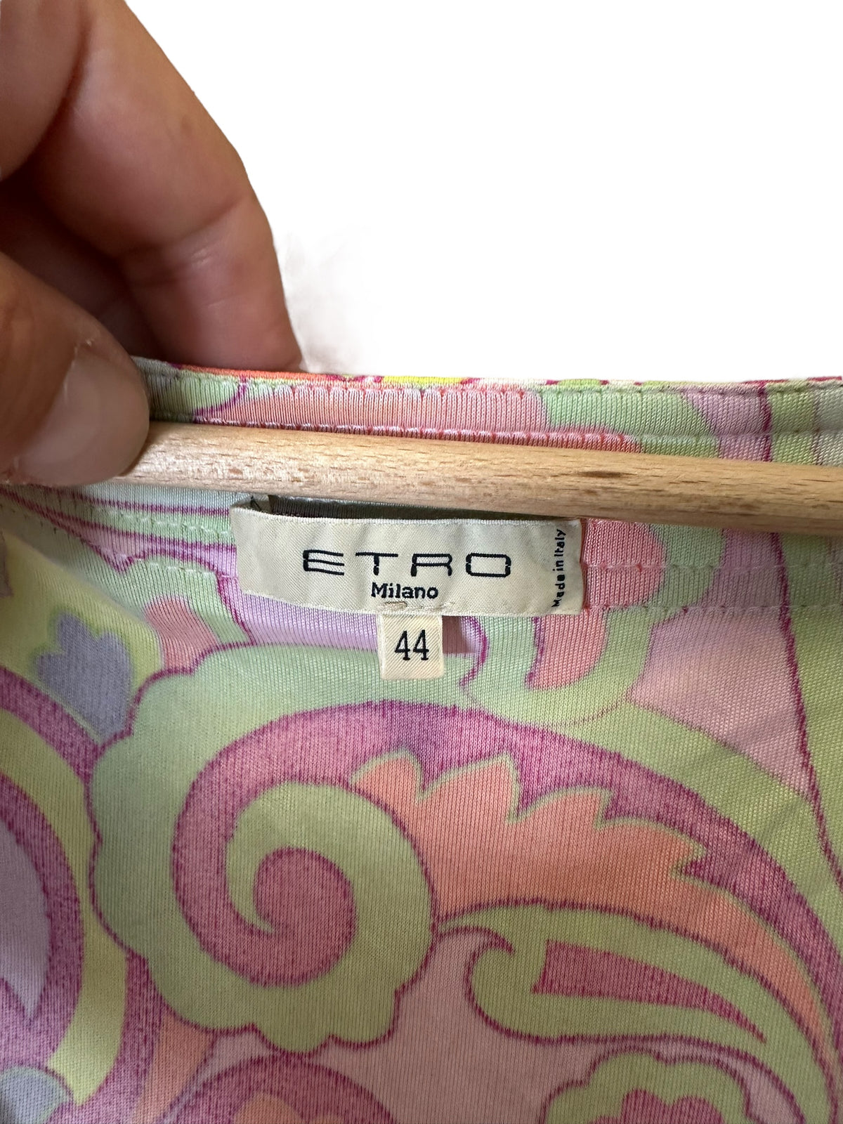 Etto abito midi in viscosa — foto 3