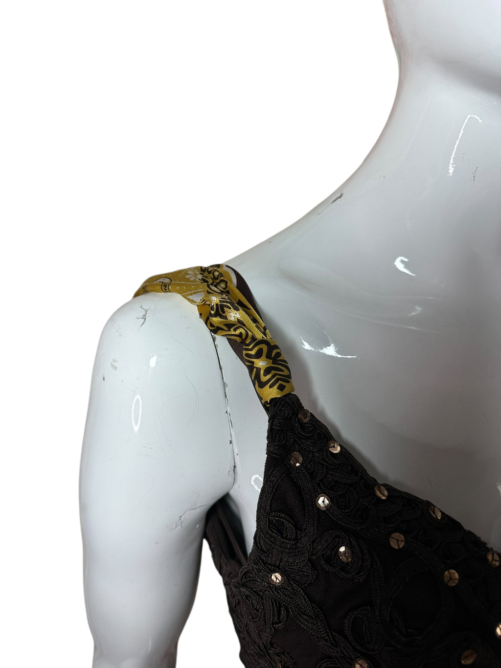 Roberto Cavalli abito con ricami — foto 3