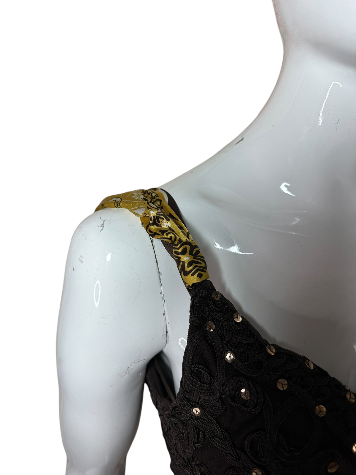 Roberto Cavalli abito con ricami — foto 3