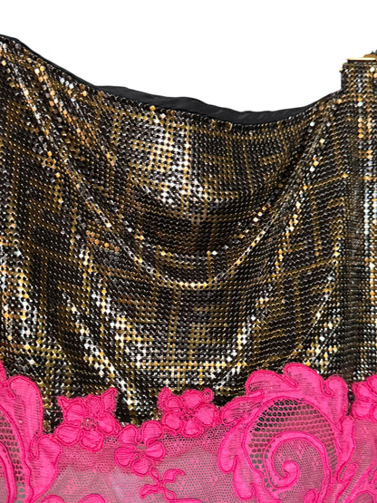 Fendace Top In Maglia Metallica Versace - Fendi