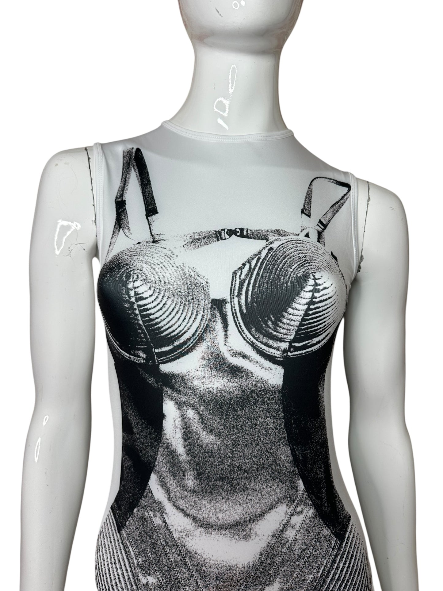 Jean Paul Gaultier body stampato (S)