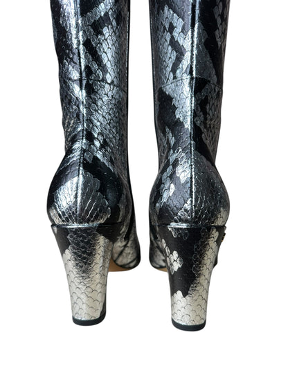 Gucci stivale in pelle stampata (37)