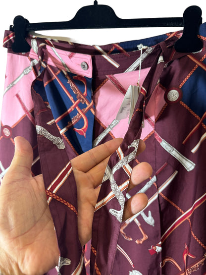 Hermès pantaloni a gamba larga in cotone (44)