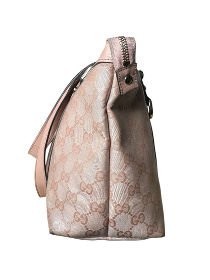 Gucci borsa vintage in tela e pelle — foto 11