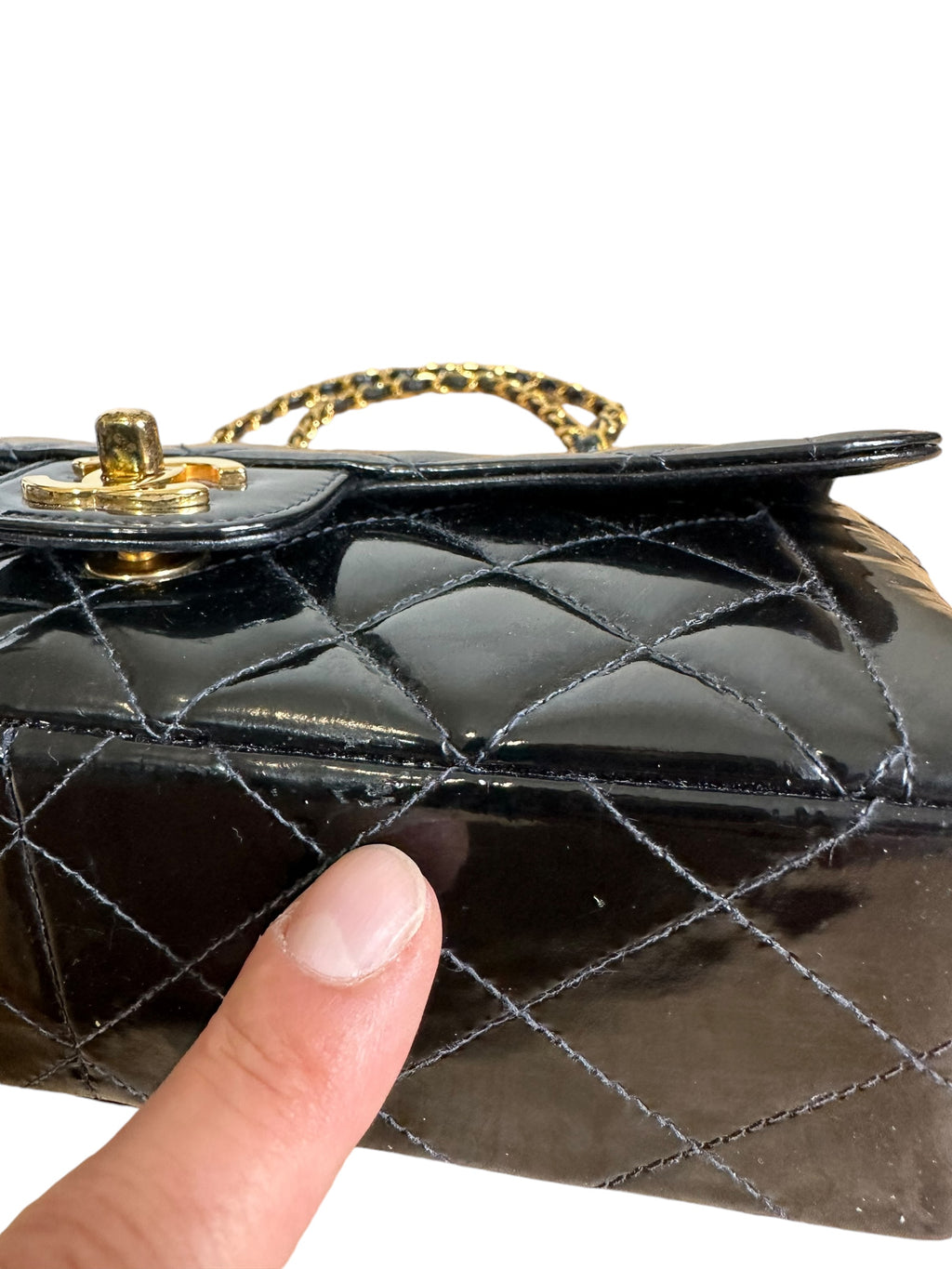Chanel borsa vintage in pelle — foto 12