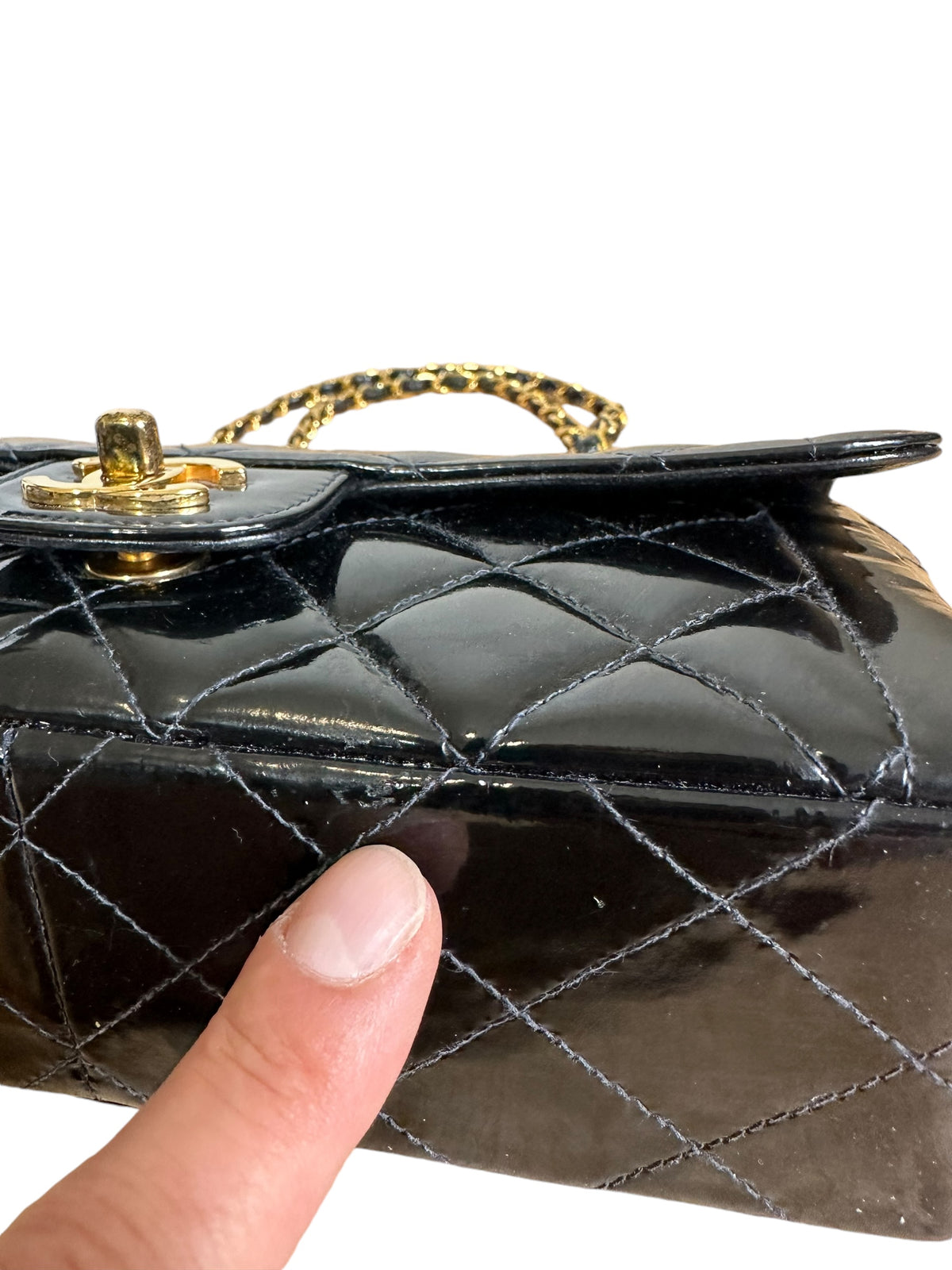 Chanel borsa vintage in pelle — foto 12