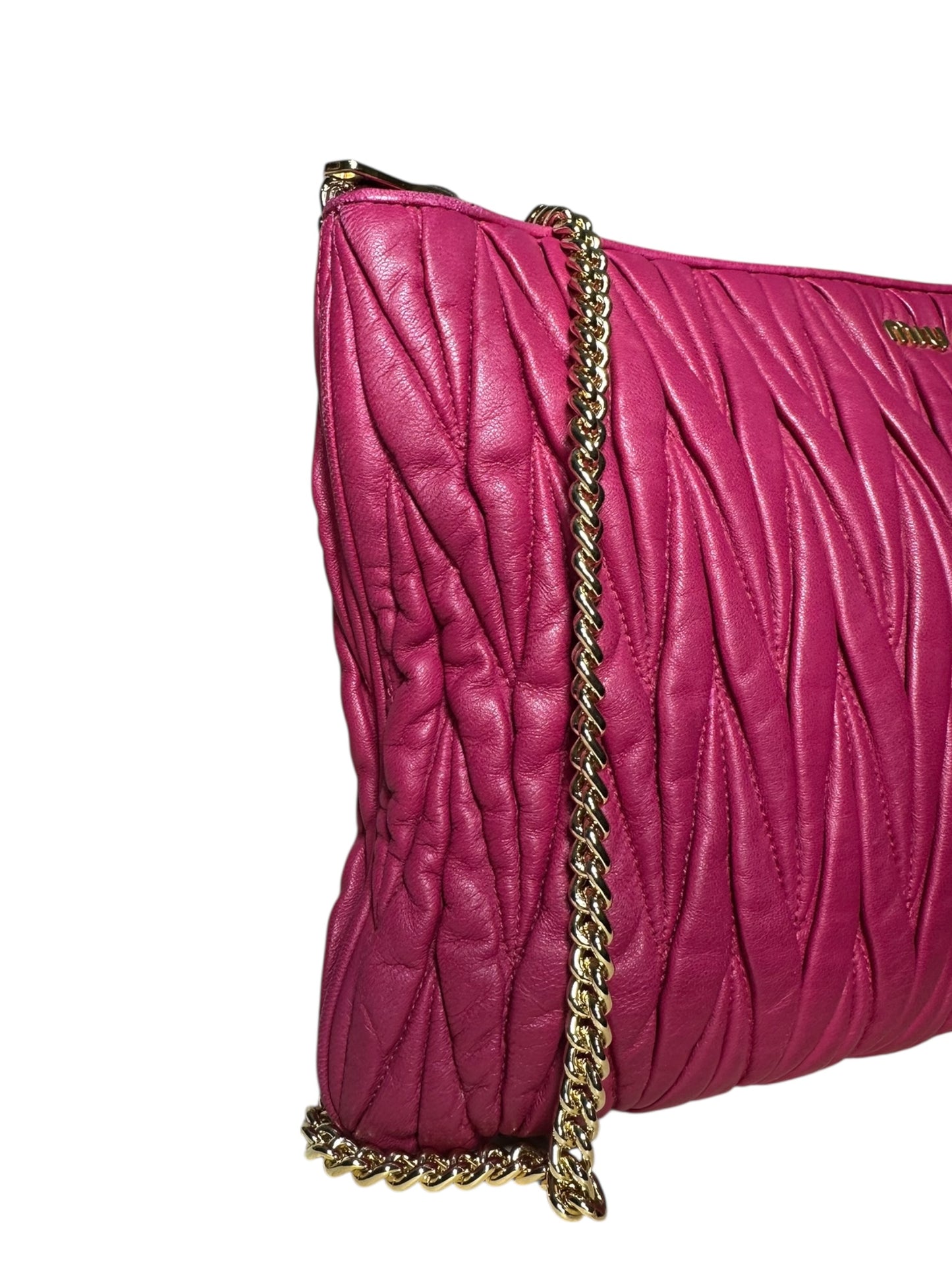 Miu Miu maxi pochette in pelle — foto 3