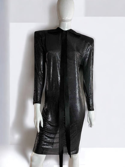 Gianni Versace abito in maglia metallica