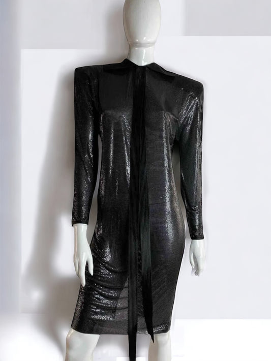 Gianni Versace abito in maglia metallica