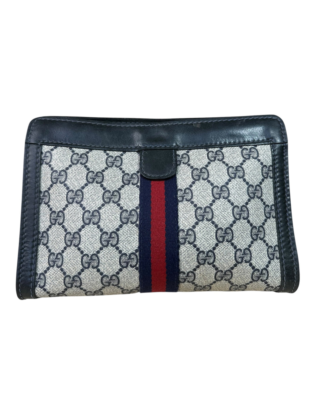Gucci pochette vintage in tela GG