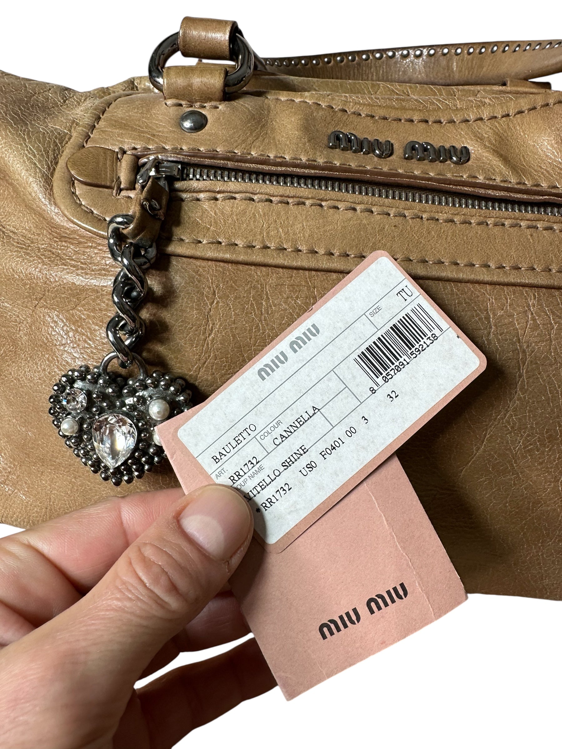 Miu Miu borsa in pelle — foto 21