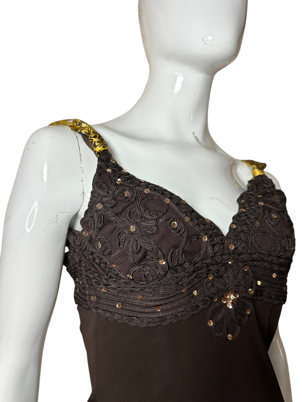 Roberto Cavalli abito con ricami — foto 2