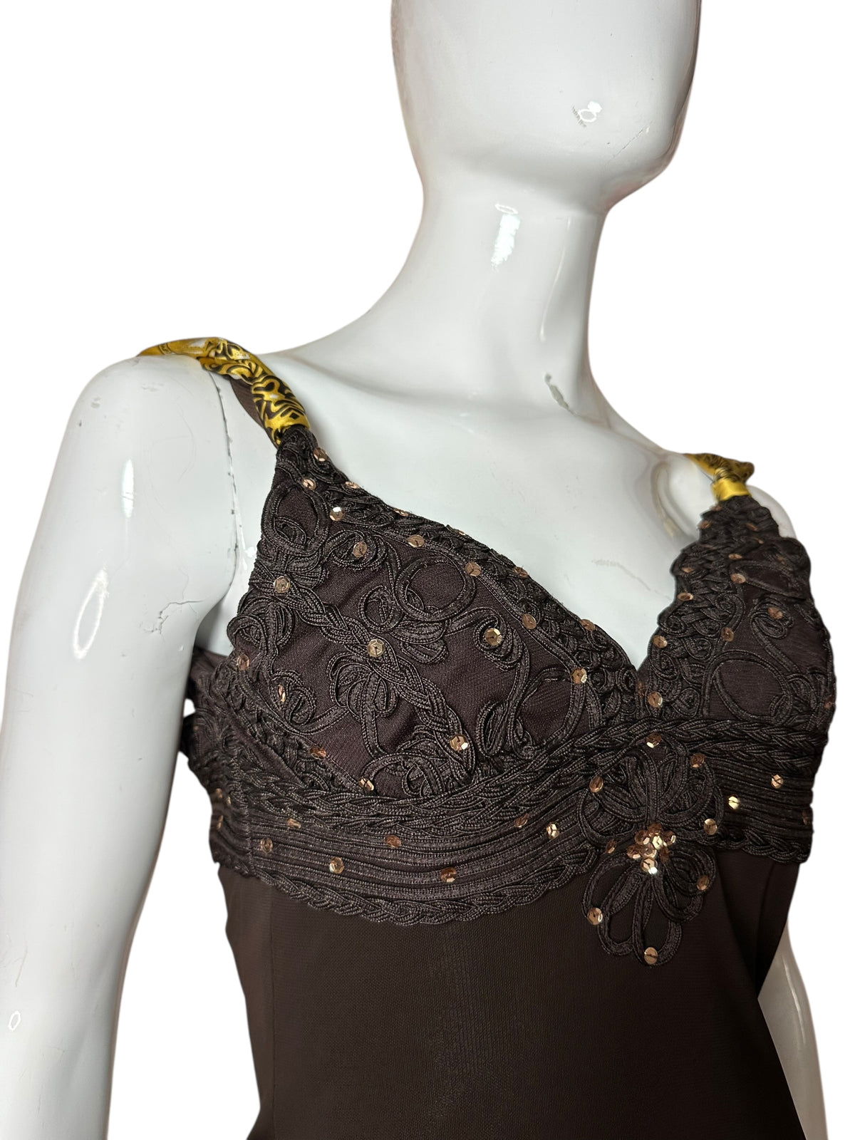 Roberto Cavalli abito con ricami — foto 2