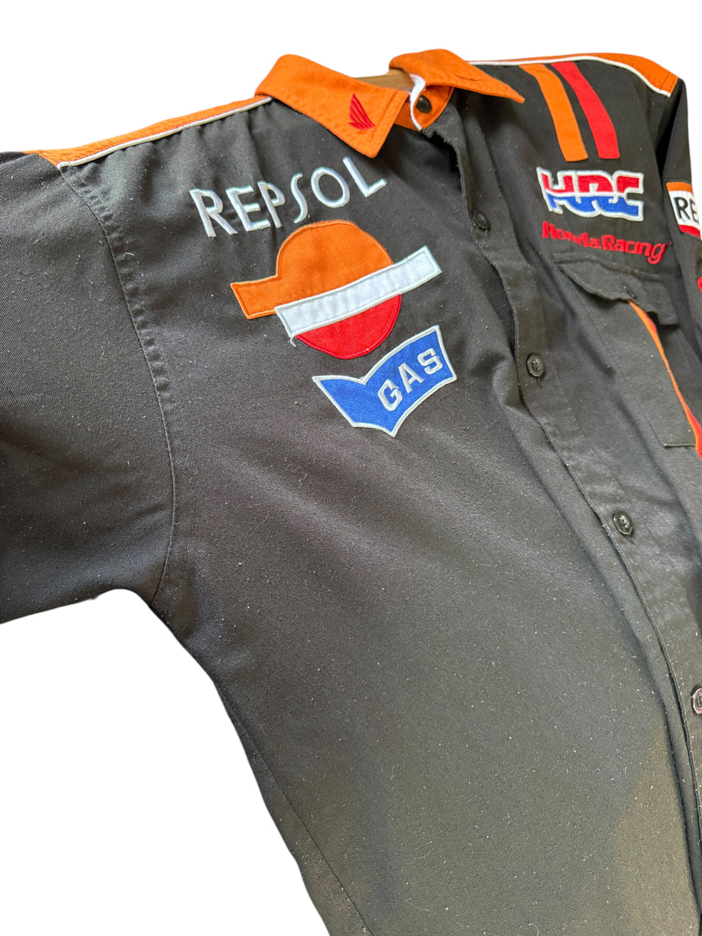 Honda Racing Repsol HRC camicia racing vintage ricamata XL