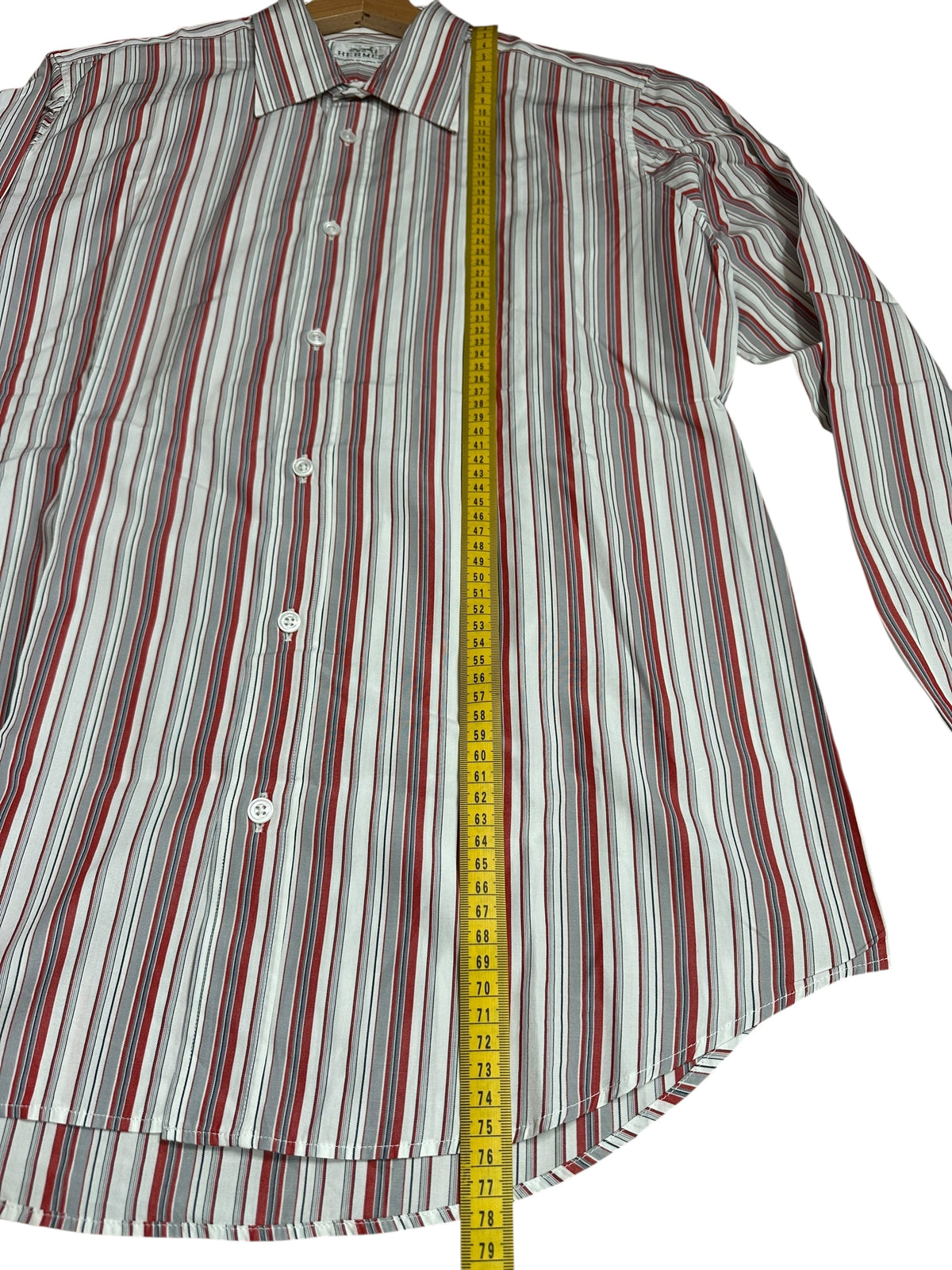 Hermès camicia maschile a righe — foto 8