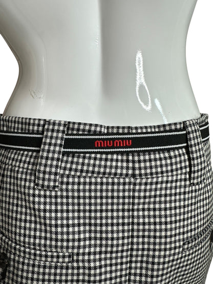 Miu Miu mini gonna in lana (S)